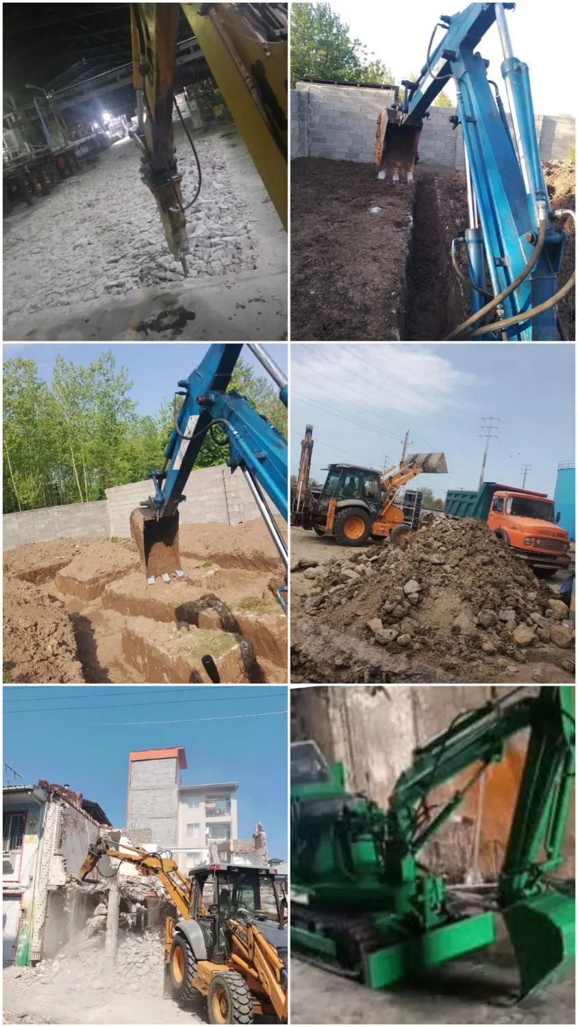 اجاره روزانه انواع ماشین آلات ساختمانی